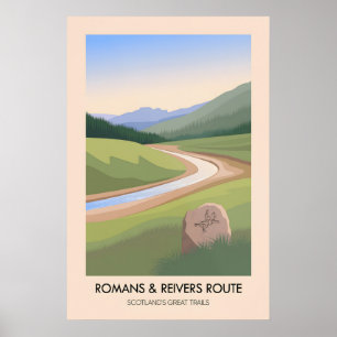 Póster Ruta de Romanos y Reivers en los Grandes Senderos