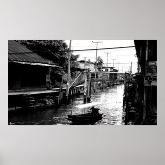 Póster Ruta del agua de Tailandia