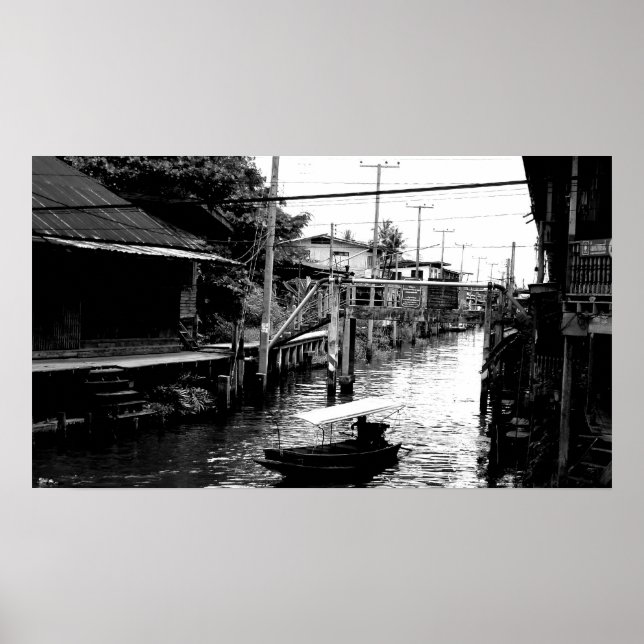 Póster Ruta del agua de Tailandia (Frente)