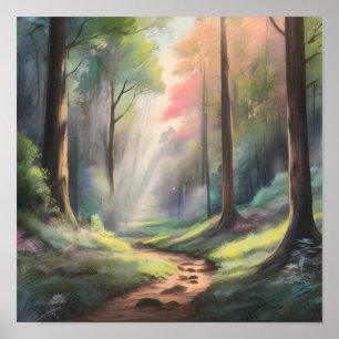 Póster Ruta del bosque encantada