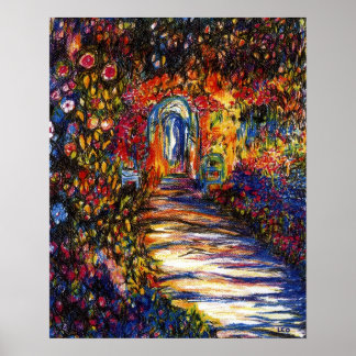 Póster Ruta del jardín