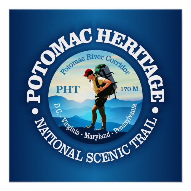 Póster Ruta del Patrimonio Potomac (C) (Anverso)