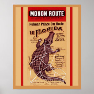 Póster Ruta Ferroviaria del Viejo Alligator
