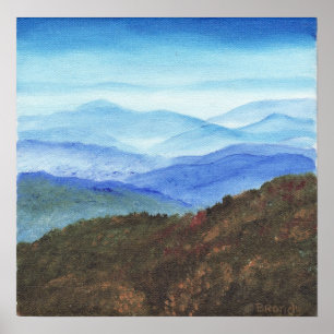 Póster Ruta verde azul de Ridge