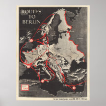 Rutas Al Poster De Berlín