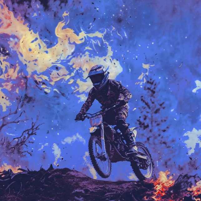 Póster Rutas de quemado - Sucio ciclista (Subido por el creador)