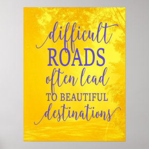 Póster Rutas inspiradoras difíciles