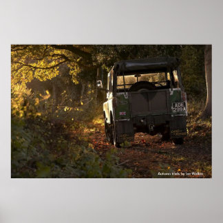 Póster Rutas otoñales