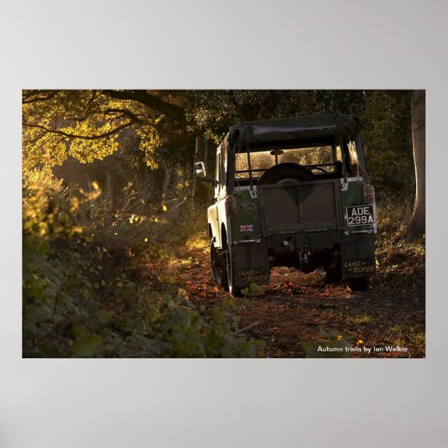 Póster Rutas otoñales (Frente)