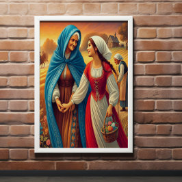 Póster Ruth 1 mano en mano con fe