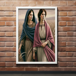 Póster Ruth 1 mano en viaje a mano