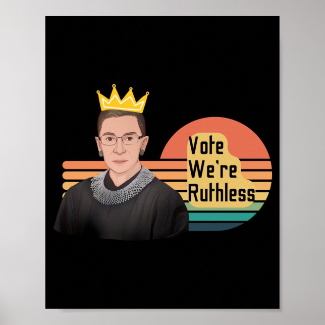 Póster Ruth Bader Ginsberg RBG (Frente)