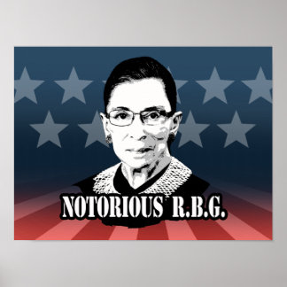 Póster Ruth Bader Ginsburg