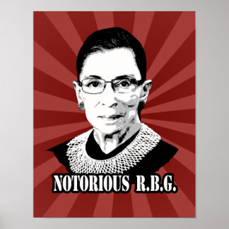 Póster Ruth Bader Ginsburg
