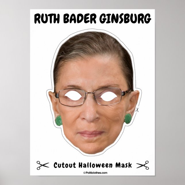 Póster Ruth Bader Ginsburg Mask Poster (Frente)