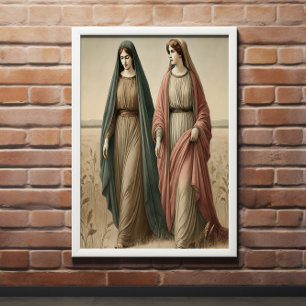 Póster Ruth camina con fe hacia una nueva esperanza