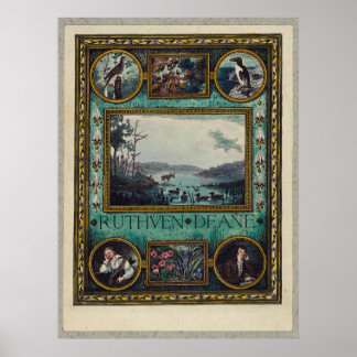Póster Ruthven Deane, Sra. Frank S. Hatch Bookplate Birds