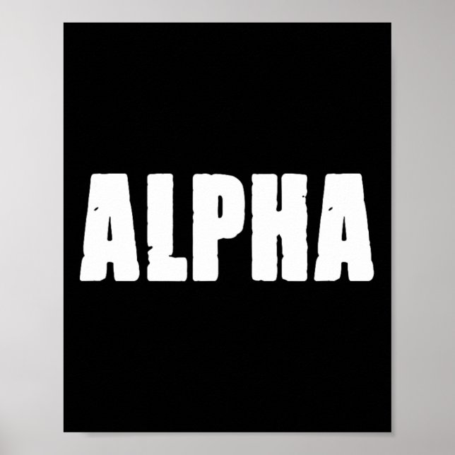 Póster Rutina de ejercicios de conejo de Alpha Gym cultur (Frente)