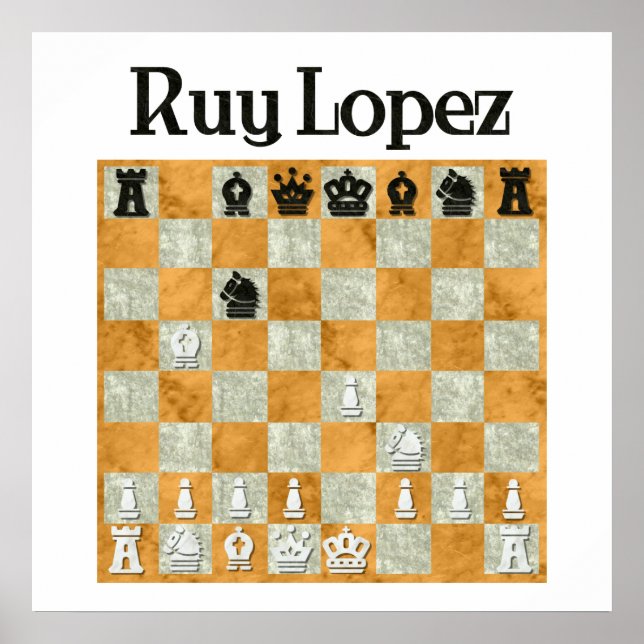 Póster Ruy Lopez (Frente)