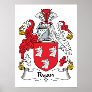 Póster Ryan Family Crest