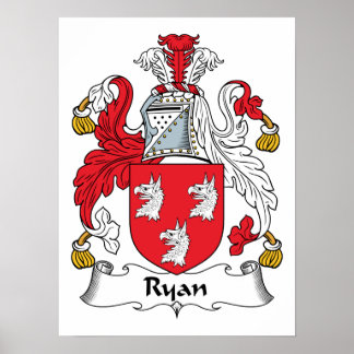 Póster Ryan Family Crest
