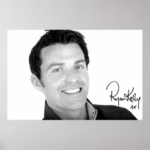 Póster Ryan Kelly Music - Poster "Firmado" - Arriba