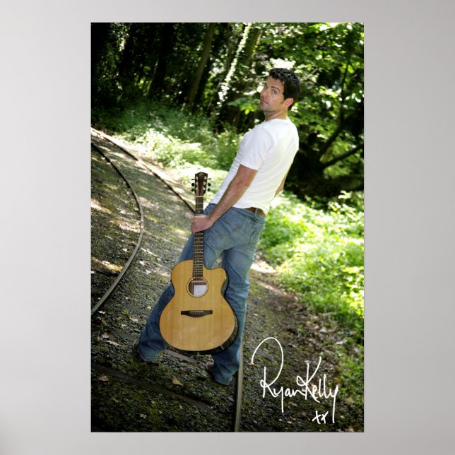 Póster Ryan Kelly Music - Poster "firmado" - Pistas (Frente)