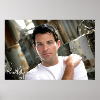Ryan Kelly Music - Poster - Paleta blanca T "Firma