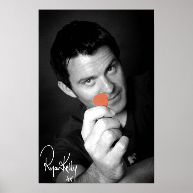 Póster Ryan Kelly Music - Poster "signed" - Pick (Frente)