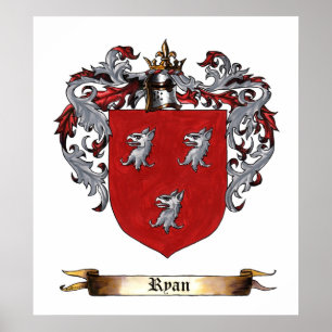 Póster Ryan Shield of Arms