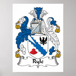 Póster Ryle Family Crest