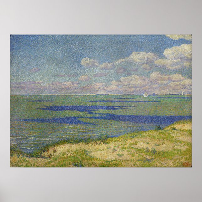 Póster Rysselberghe - Dunas De Cadzand 1893 (Frente)