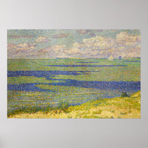 Póster Rysselberghe - Dunas de Cadzand 1893