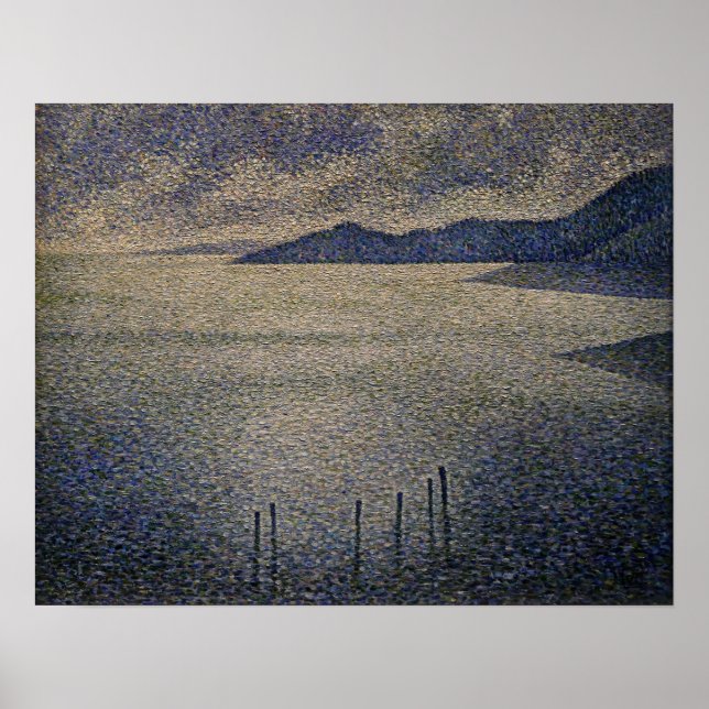 Póster Rysselberghe - Escena costera 1892 (Frente)