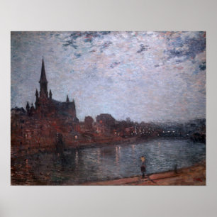 Póster Rysselberghe - Iglesia de la Santa Cruz Medianoche