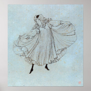 Póster Rysselberghe - Loie Fuller 1893