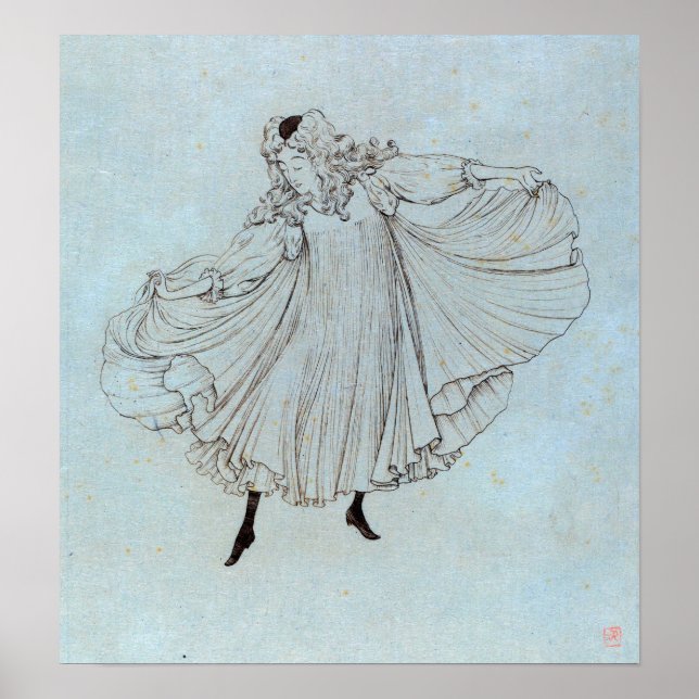 Póster Rysselberghe - Loie Fuller 1893 (Frente)