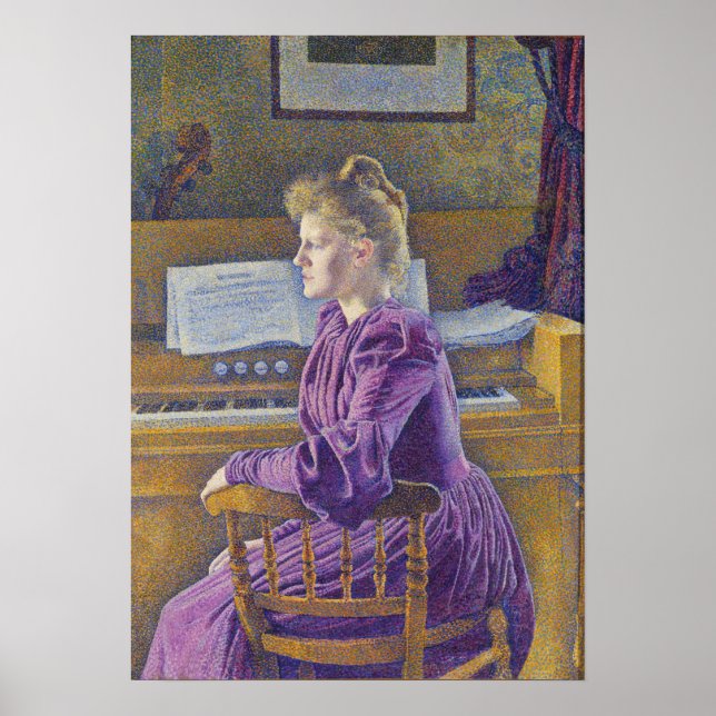 Póster Rysselberghe - Maria Sethe 1891 (Frente)