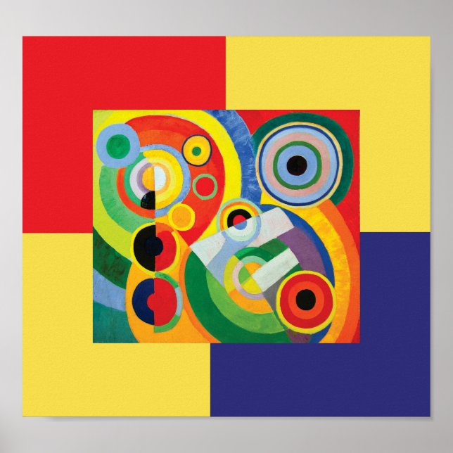 Póster Rythme Joie de Vivre por Robert Delaunay (Frente)