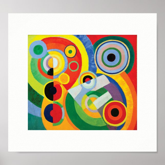 Póster Rythme Joie de Vivre por Robert Delaunay (Frente)