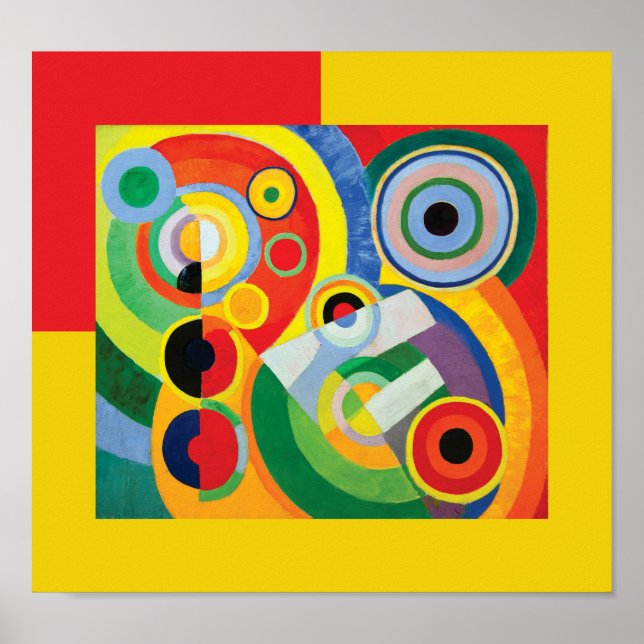 Póster Rythme Joie de Vivre por Robert Delaunay (Frente)