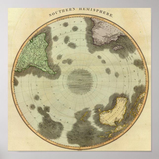 Póster S Hemisphere (Frente)