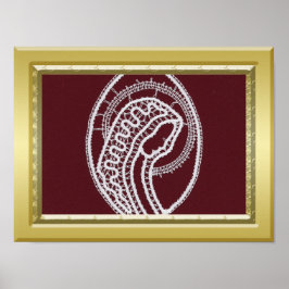 Póster S. Mary Deluxe personalizado foto de marco de bord