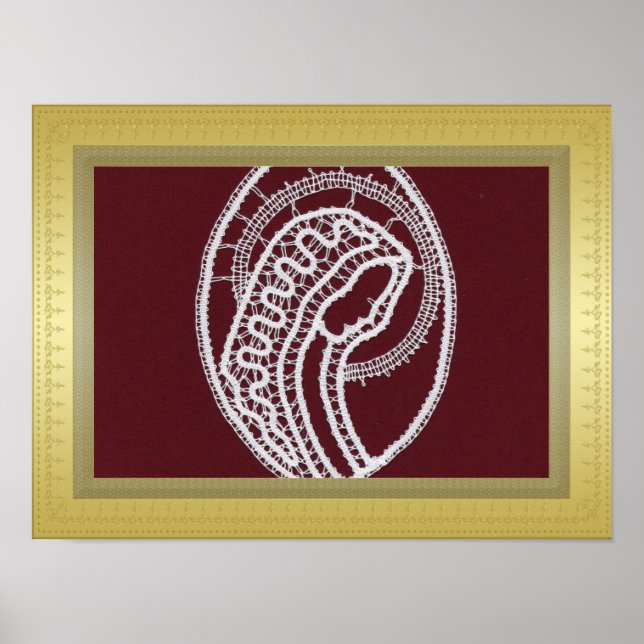 Póster S. Mary Foto personalizado de marco de borde dorad (Frente)