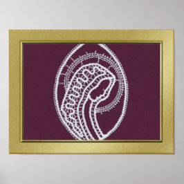 Póster S.MaryElegante foto personalizado de marco de bord