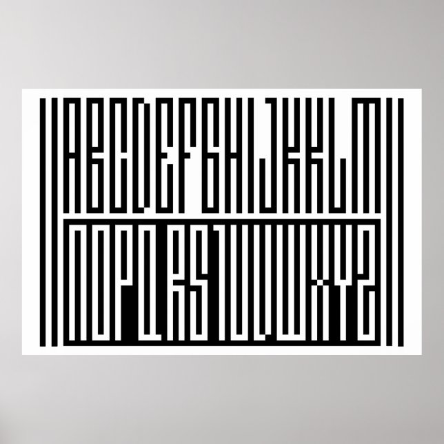 Póster SA.0294 - Alfabeth Poster extra grande (Frente)