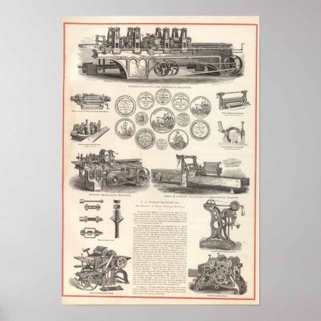 Póster SA Woods Machine Company (Frente)