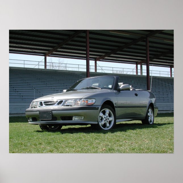 Póster Saab 9-3 Convertible (Frente)
