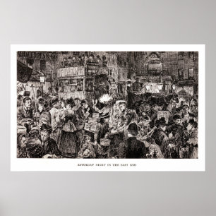 Póster Sábado Por La Noche En El Extremo Oriente