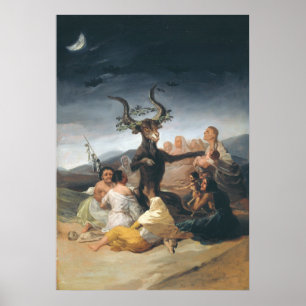 Póster Sabbath - Francisco de Goya (1797-1798)
